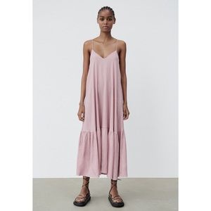 Zara Textured Midi Dress
